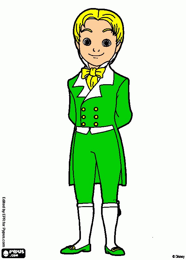 dessin Jame (frère de princesse Sofia)