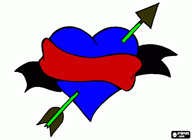dessin je coeur pour vous maman et papa
