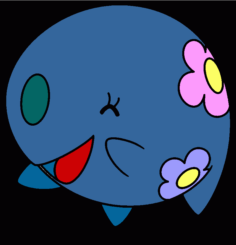 dessin je ne sais pas, peut être une baleine !