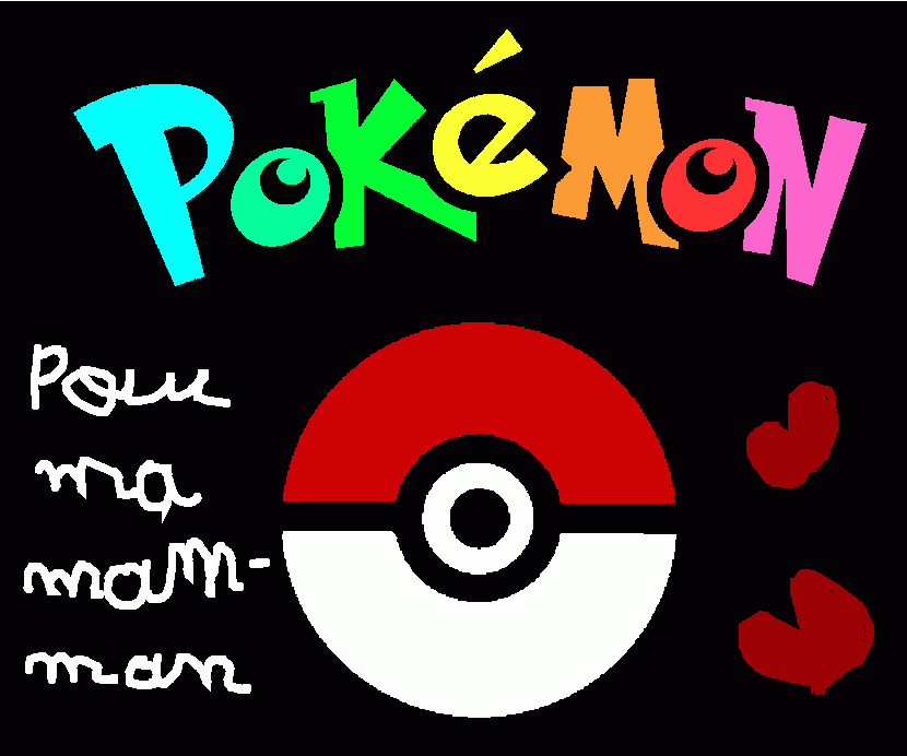 dessin je ne sais pas, une pokemon ball