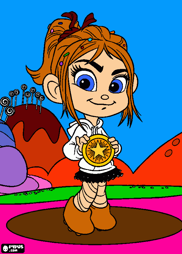 dessin jeune fille chatainen jupe noire