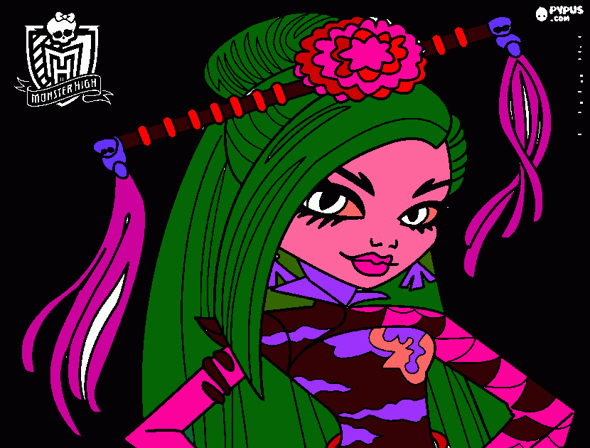 dessin jinafire long etudiant de monster