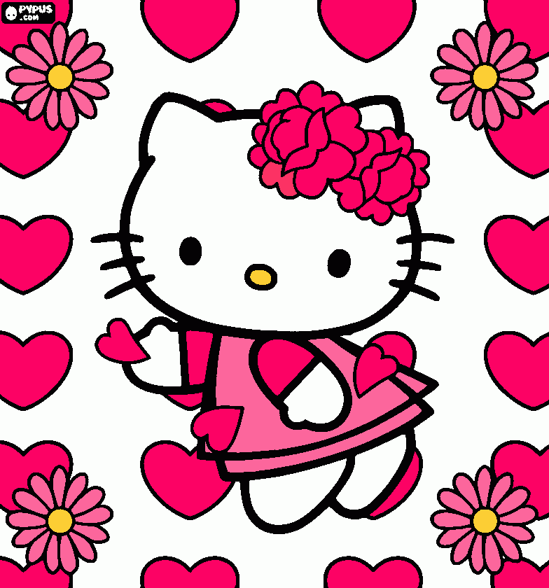 dessin kitty
