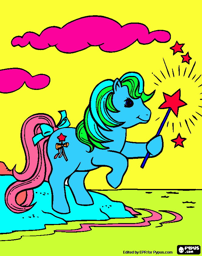 dessin la princesse poney!