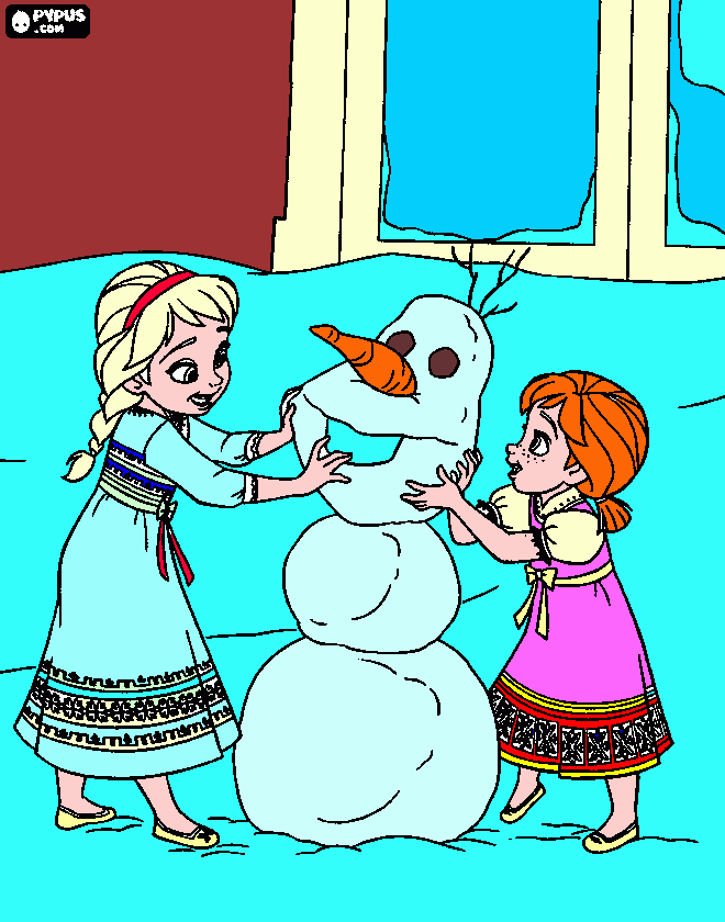 dessin La Reine de neige