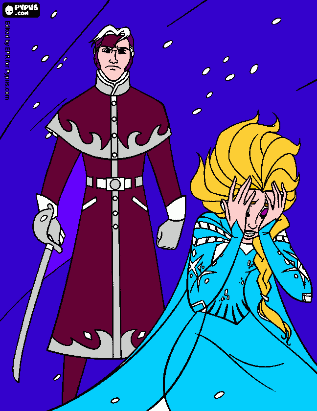 dessin la reine de neiges 1