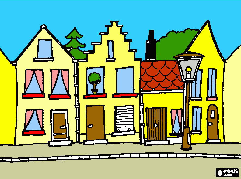 dessin la rue de Lucie 