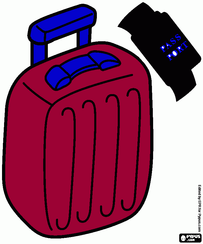 dessin la valise