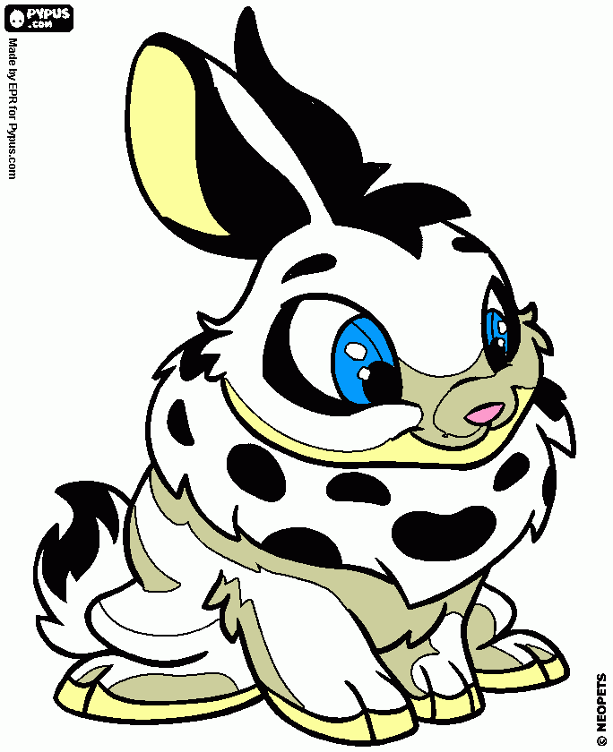 dessin lapin noiret blanc