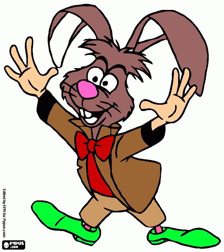 dessin lapin tea