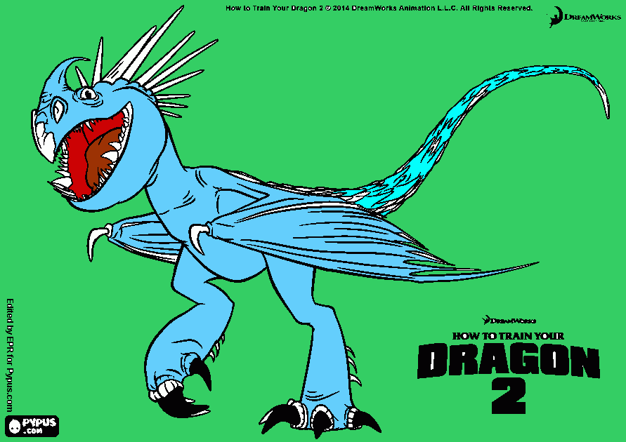 dessin le dragon d 'Astride