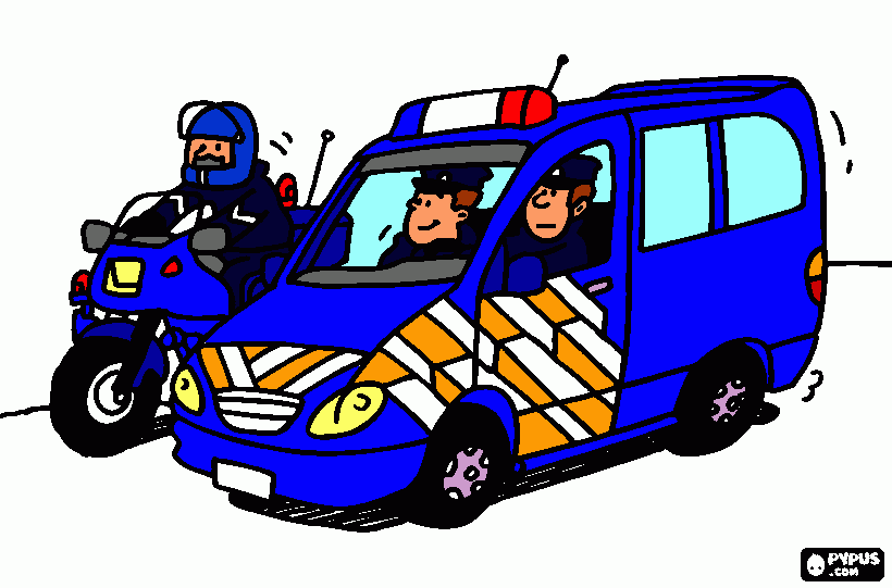 dessin le meilleur papy gendarme