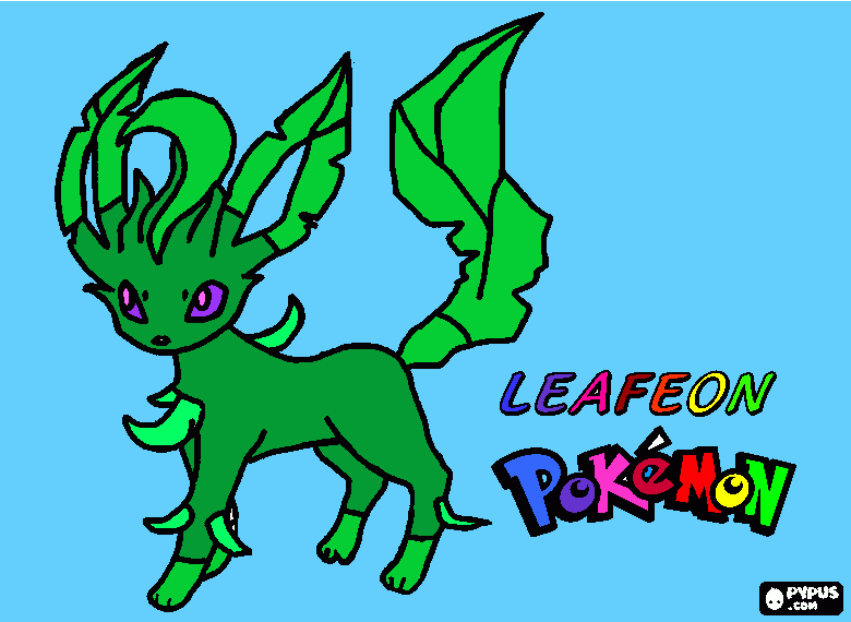 dessin leafeon