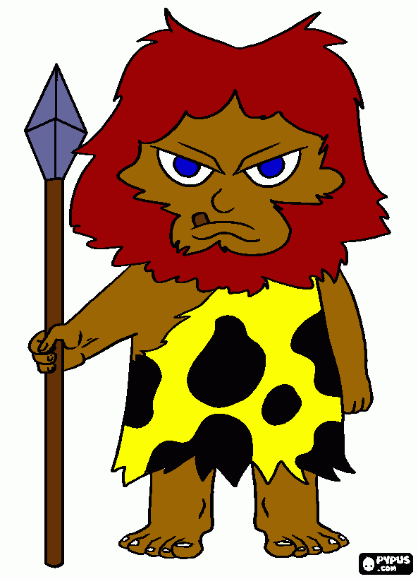 dessin l'homme barbu