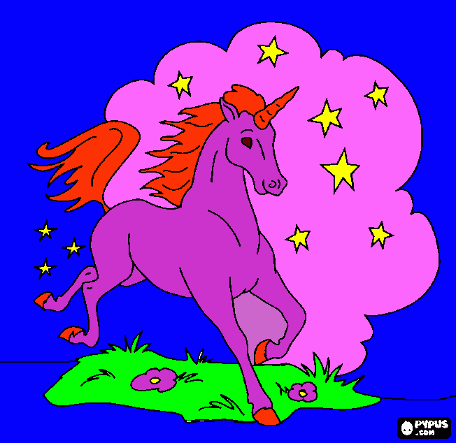dessin licorne Lou