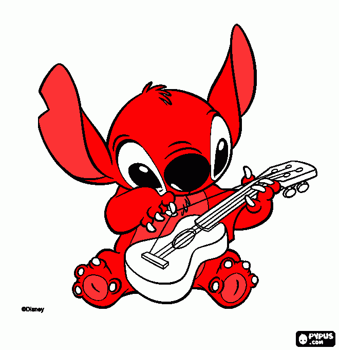 dessin lilo orange