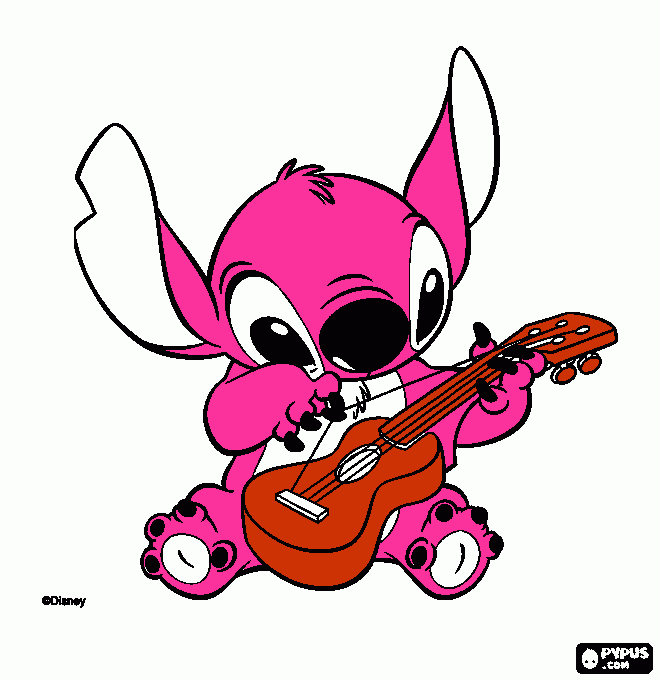 dessin lilo rose