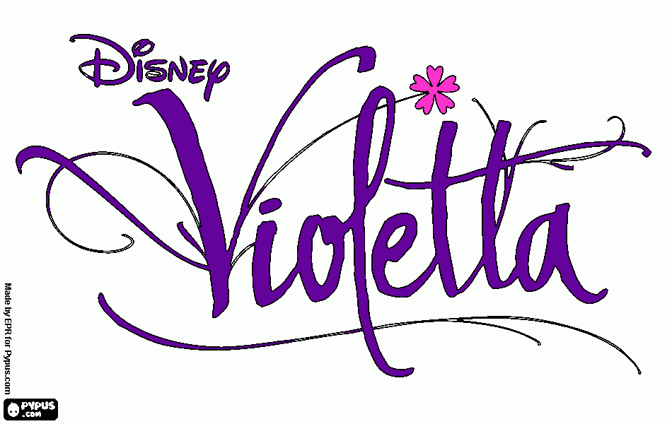 dessin logo violetta