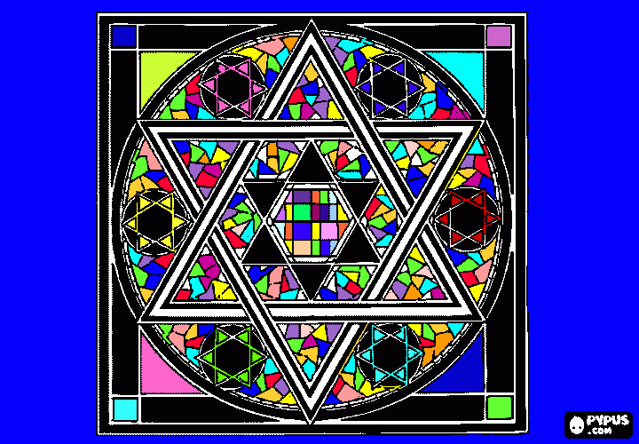 dessin maguen david