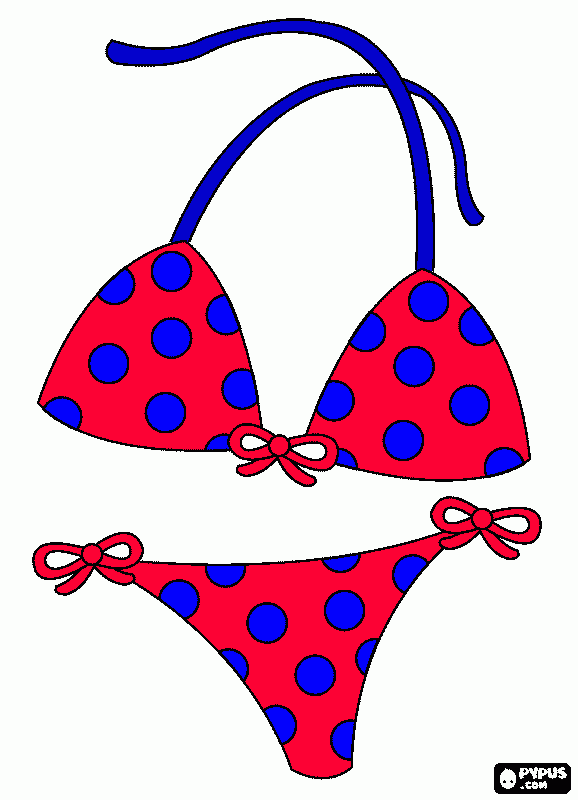 dessin maillot de bain 