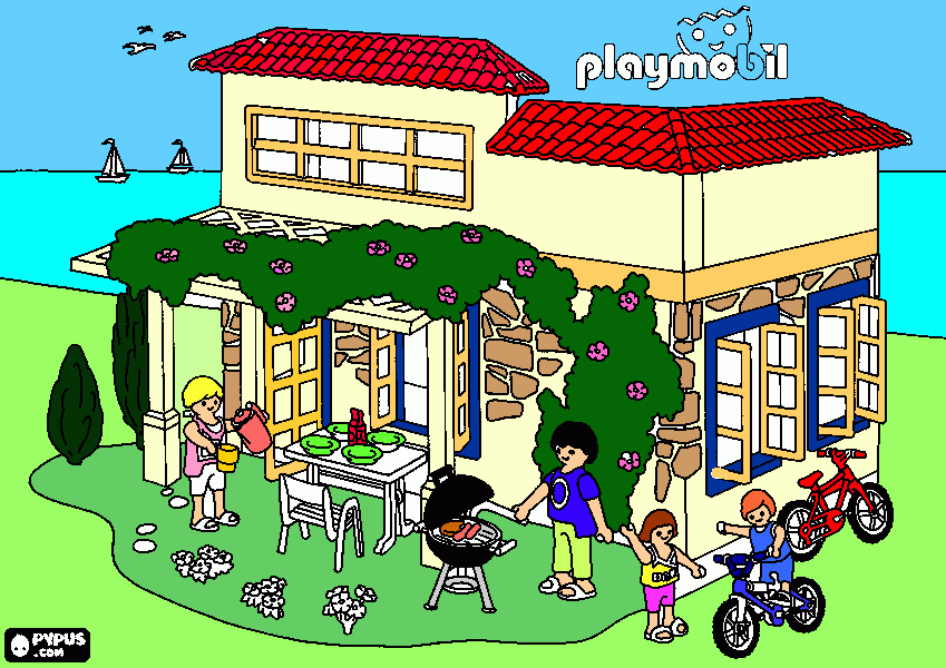 dessin Maison de campagne