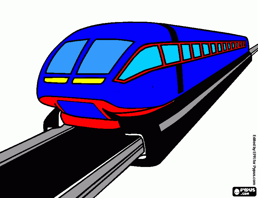 dessin malgev train