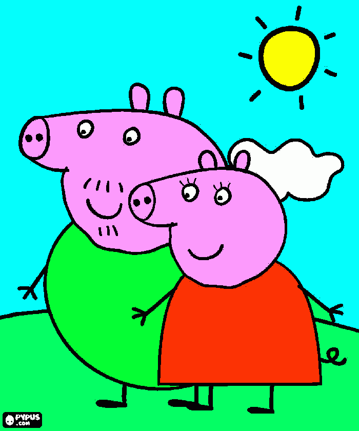 dessin maman et tonton thierry 