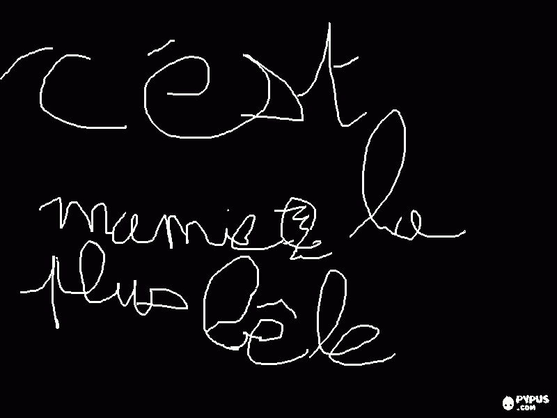 dessin mamie chérie