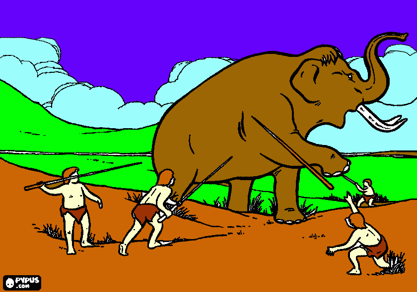 dessin mamouth