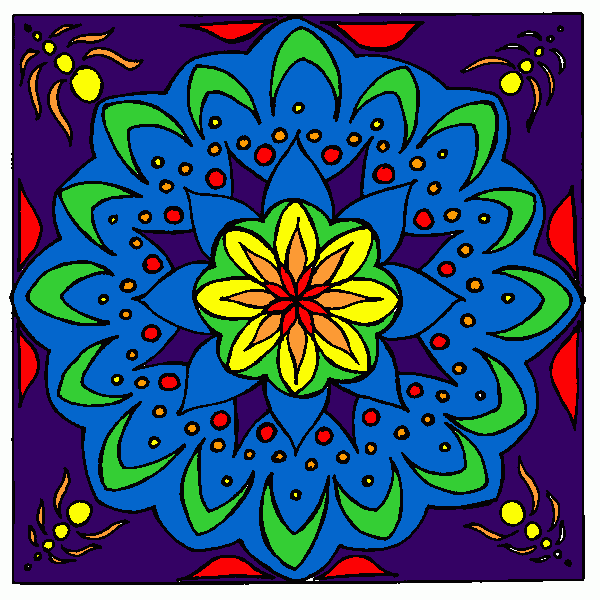 dessin mandala chakra