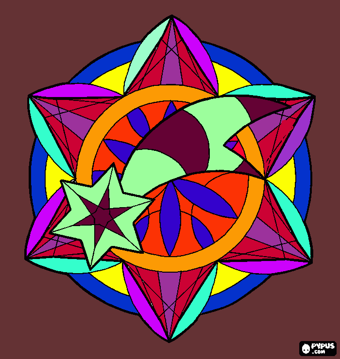 dessin mandala de noel