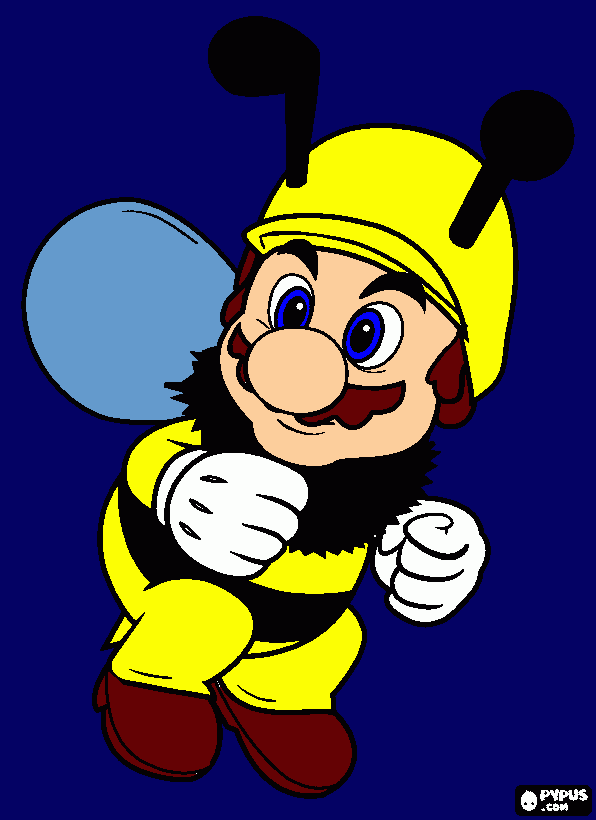 dessin mario abeille