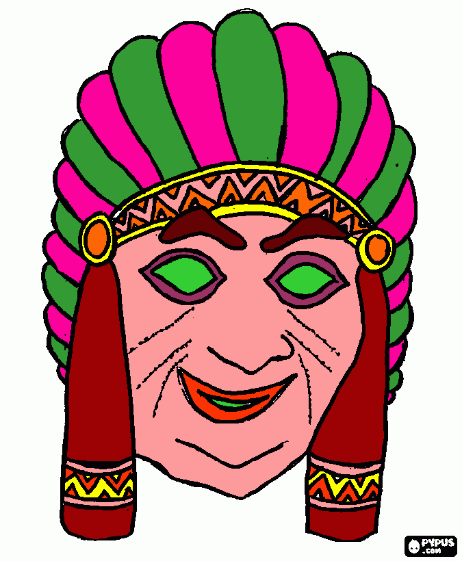dessin masque solena