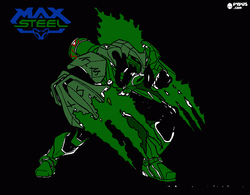 dessin max steel