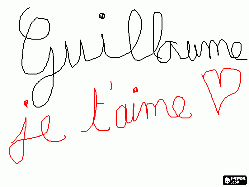 dessin mes sentiments pour toi 