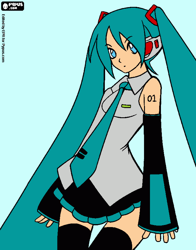 dessin Miku Hatsune