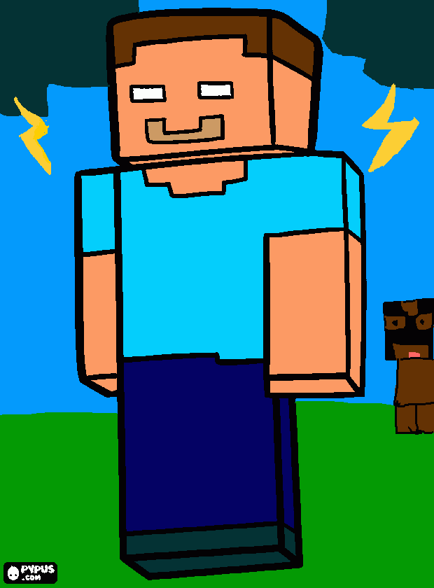 dessin mincraft Harobrain