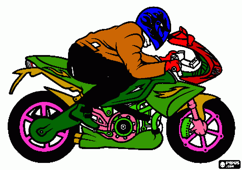 dessin moto neil