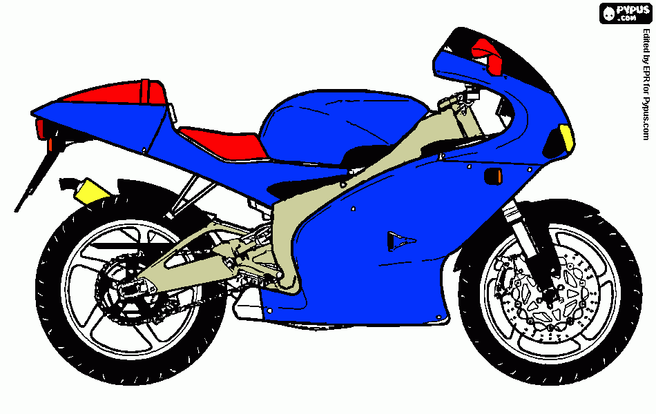 dessin moto rs aprilia 