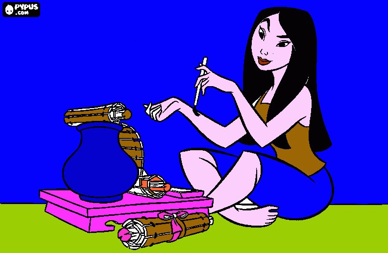 dessin Mulan