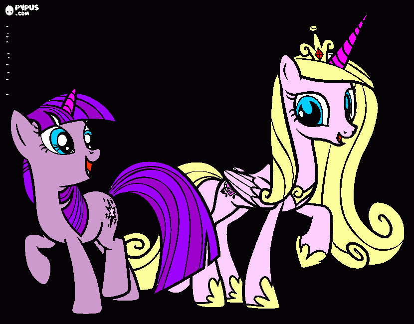 dessin MY LITTLE PONEY