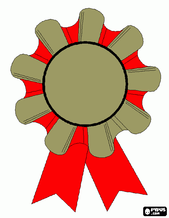 dessin médaille d'argent