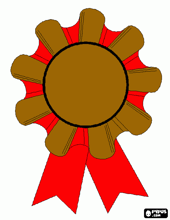 dessin médaille de bronze
