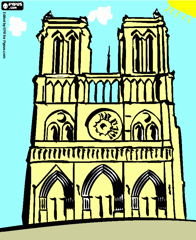 dessin notre dame