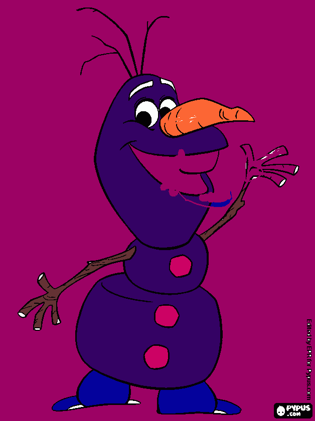 dessin Olaf