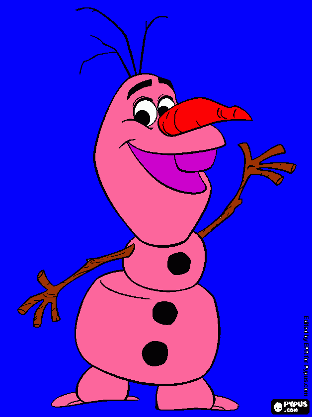 dessin olaf !!