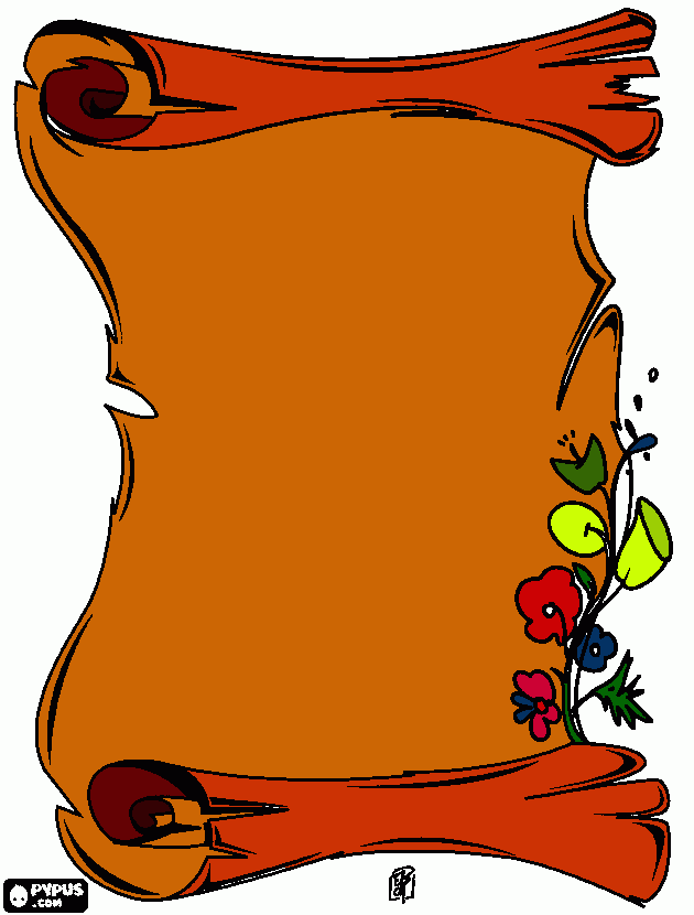 dessin parchemin