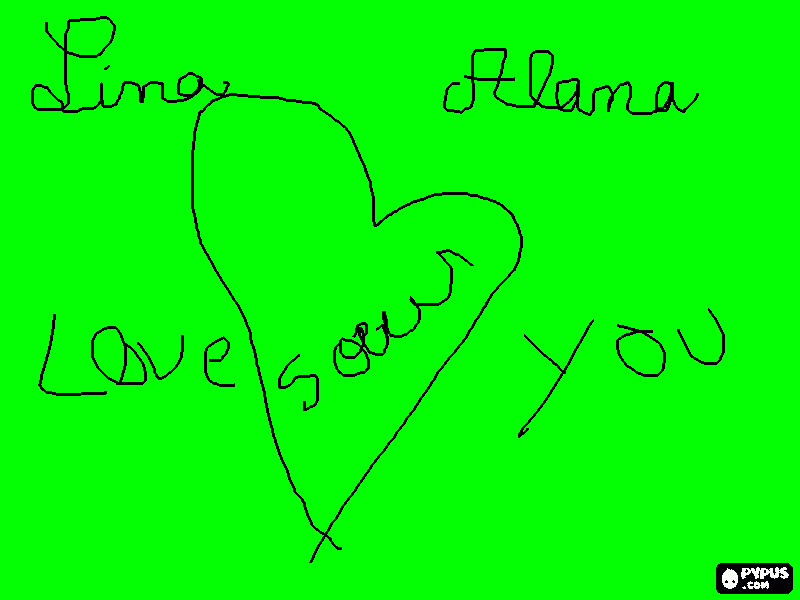dessin peace and love
