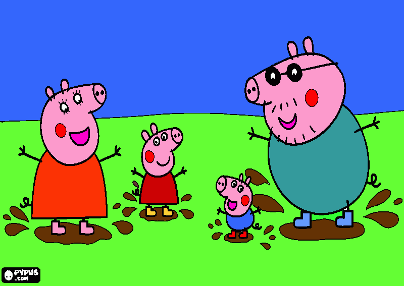 dessin peepa pig