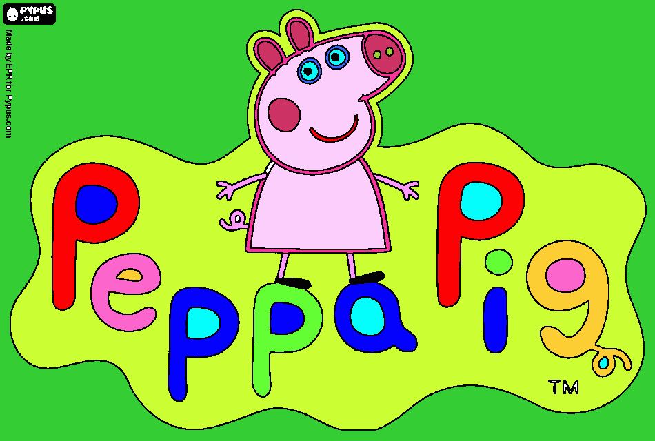 dessin Peppa pig anaîs